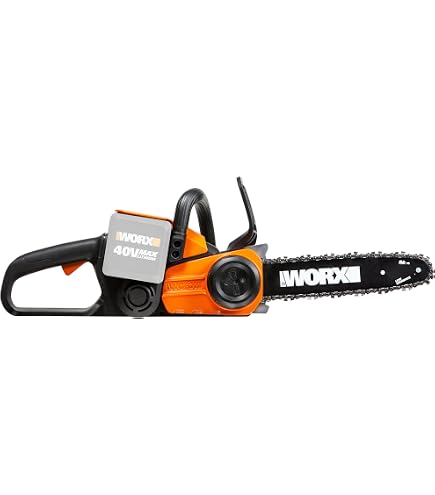 2x Sägeketten Für WORX Akku-Kettensäge | 25 Cm (10"), 3/8" Teilung, 1.1 Mm Stärke, 40 Treibglieder | Passend Für WG322E, WG322E.9, WG323E Modelle