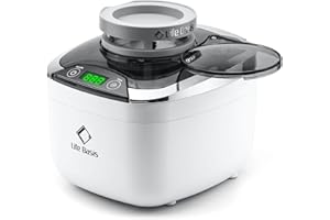 LifeBasis Nettoyeur Ultrasons 870 ML Nettoyeur Ultrason Bijoux avec 5 Minuterie et Kit Bécher pour Lunettes Montres Pinceaux de Maquillage Pièces Mécanisme