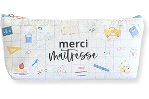 TE Whaka Trousse Merci Maîtresse Fin d'année Scolaire | Cadeau Remerciements école - Trousse (1)
