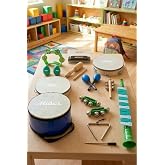 Midex &Ouml;rf Aletleri Seti Median Paket-3 Maracas Zil Melodika &Uuml;&ccedil;gen Ritim Mızıka Davul Tef (13 Par&ccedil;a)