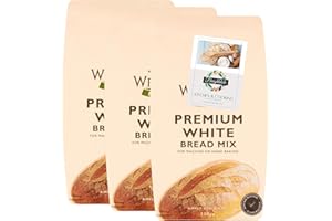 Bread Mix Bundle with Wrights Premium White Bread Mix 500g 3 Pack + Brightdale Kitchen Booklet