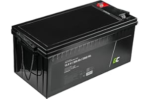 Green Cell® LiFePO4 Battery | 200Ah 12.8V 2560Wh | Accu lithium-iron-phosphate for Camper, Caravan, Boat, Golf cart, Photovoltaic, Solar, Wind, Solar panel, UPS, Houseboat, electric vehicles, Marine
