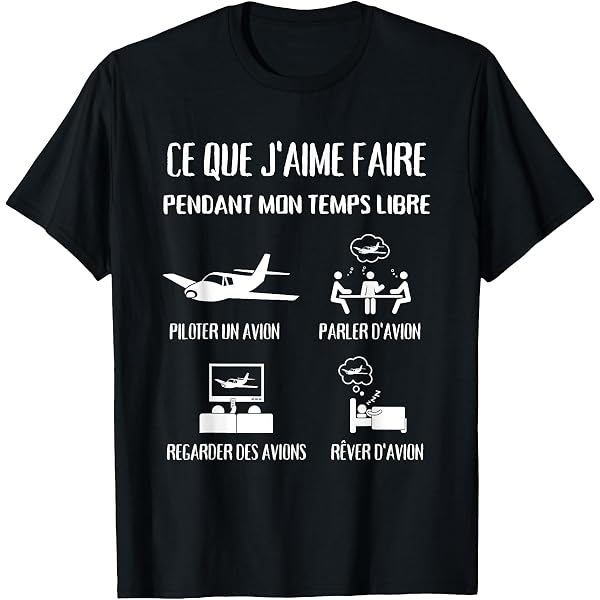 T-Shirt Drôle Avion RC - Comment Les Avions Volent Par Magie ! Cadeau Idéal Pour Pilotes RC