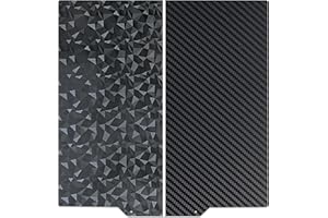 HIKUDIY 230x230mm PEO PET Bauplatte für Anycubic Kobra 2/Kobra 2 Pro/Kobra 2 Neo/Kobra/Kobra Go, Glatte Diamant PEO+Kohlenstofffaser PET Federstahlblech Platte für Anycubic Kobra 2 3D Drucker