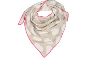 CASHMERE DREAMS Zwillingsherz Dreieckstuch Stola Schal aus Kaschmir und Wolle für Kids Mädchen Jungen Kinder - Hochwertiges Cashmere Halstuch im Herz Print Muster - Multifunktionstuch für Sommer Herbst Winter