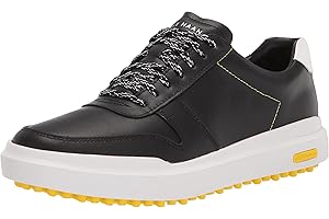 Cole Haan Tenis de Golf GP Am: Negro WP, Zapatos Hombre