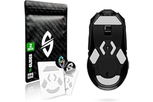SensoryBoost FPS 2.0 Glides per Logitech G903 (Confezione da 2), piedini per mouse di ricambio – profilo piatto, massima precisione, auto-lucidatura, durevole – accessori per mouse