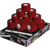 ALPIDEX 12X Sports Tape 10M X 3.8CM Sports Tape Bandage Many Colors Sports Bands Skin-Friendly Handball Soccer Volleyball