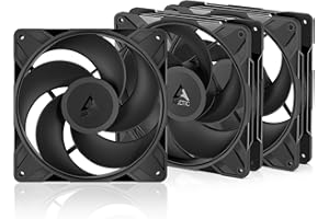 ARCTIC P14 Pro Reverse – 3 Pack – 140 mm Premium-Lüfter mit Reverse Airflow, PWM-Lüfter mit Y-Kabelsplitter, 400-2650 rpm, 0 rpm <5% PWM, Hydrodynamisches Gleitlager, 4-Pin - Schwarz