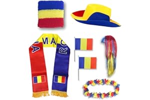 Sonia Originelli Fanset Fanartikel Fanhut Blumenkette Fanschal Schweißband Fähnchen Perücke WM EM