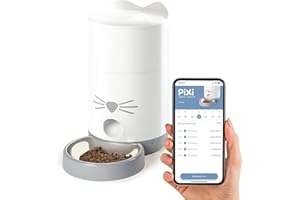 CATIT Cat it Pixi Smart Feeder Automatique pour Chats, contrôlé par Une Application, pour 1,2 kg