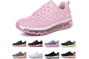 HUYSFIKA Men Women Running Shoes Air Cushion Trainers Breathable Lightweight Ladies Trainers 3.5-10 UK
