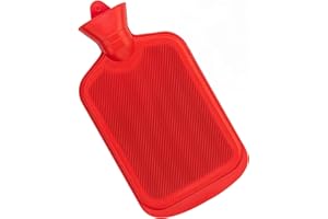 App Life Borsa Acqua Calda 1,5L/2L, Borsa dell'Acqua Calda in Gomma Naturale a Tenuta Stagna, Ideale per Mani, Schiena e Collo