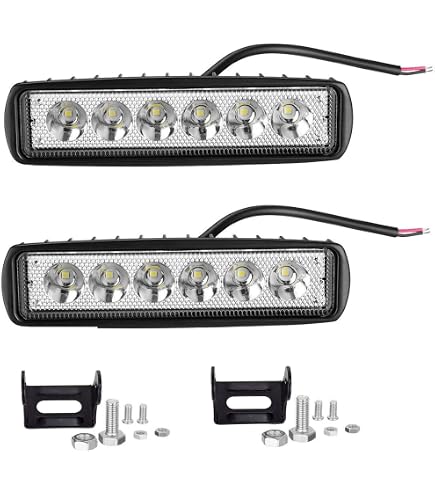 2345Inch Round LED Fog Lights Spot/Flood Bumper Driving