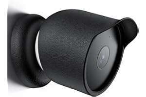 TYEYOBER Housse de Protection en Silicone Compatible avec la caméra de sécurité extérieure ou intérieure Google Nest Cam (Batterie), étui étanche et Anti-poussière pour caméra Google Nest Cam (Batterie)