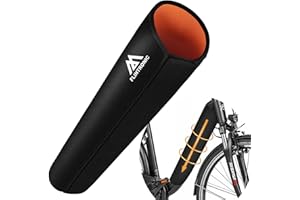 flintronic Protezione Batteria Per Bicicletta Elettrica Integrata, Circonferenza 30-38 Cm-Dimensione Universale E-Bike MTB Protezione Batteria per Aumenta La Durata e La Durata