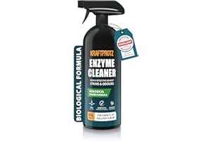 ARKA Enzyme Cleaner 750 ml – KRAFTPROTZ biological deep-cleaner for stains & odours – pore-deep cleaning & gentle formula – effective on carpets, upholstery, mattresses, car interiors & household surfaces