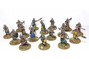 Wargames Atlantic, The Age of Chivalry, Foot Serjeants (1100-1320), figurines en plastique dur de 28 mm