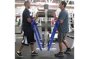 Uktunu Tragegurte Für Umzug 2 Personen Transportgurt Professionellen Hebe und Tragegurt - Einfaches Heben, Tragen, Bewegen von Möbeln Haushaltsgeräten Matratzen - 380 KG Tragfähigkeit, Blau