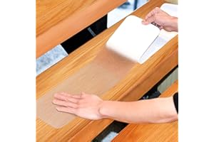 Morwealth 15 Stück Antirutschstreifen Treppe Set, Anti Rutsch Treppe Anti-Rutsch Stuffen,Antirutsch Treppen Rutsche Selbstklebend,Treppenstufen Rutschschutz Treppenschutz (15 x 60cm)