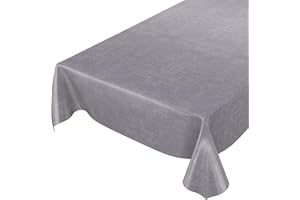 ‎ANRO ANRO Tischdecke Wachstuchtischdecke Wachstuch Wachstischdecke Tischdecke Beton Grau Uni Urban 100x140cm