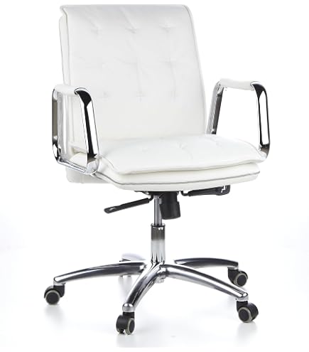 Sedia da ufficio / sedia girevole TRISHA ecopelle nero hjh OFFICE