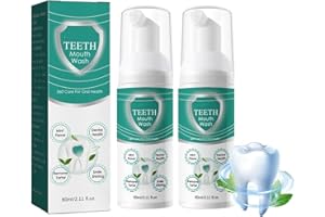 GENERIC Jorondy Teeth Mouthwash, Neslemy Gum Shield Therapy Gel, Teethaid Mouthwash,Teeth Whitening Mousse Foam, Calculus Removal, Eliminating Bad Breath, Preventing-Healing Caries (2pcs)