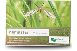 Wiesenschnaken Erdraupen Maulwurfsgrillen bekämpfen mit e-nema SC Nematoden | 50 Mio. für 100 m² | nemastar