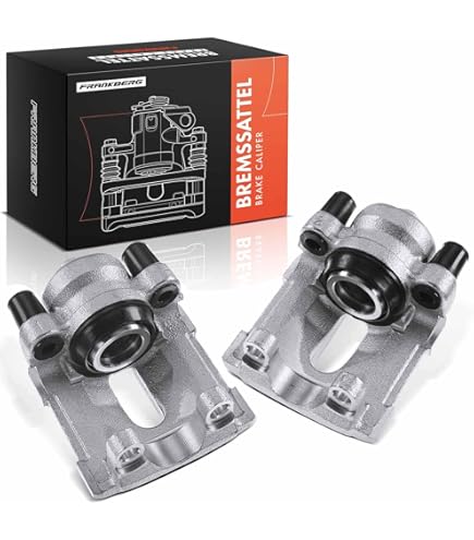 Frankberg Pinza Freno Anteriore Sinistra Fusione di allum.i.n.io Compatibile con Serie 1 E87 120d 120i Serie 3 E90 316i 318d 318i 320i Replace# 34116766681