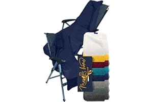 Marie´s Home Frottee - Schonbezug für Gartenstuhl und Gartenliege Gartenliegenauflagen 70x200 für Campingstuhl Campingliege Klappstühle Saunaliege Strandliegen Poolliegen, 70 x 200 cm, Navy