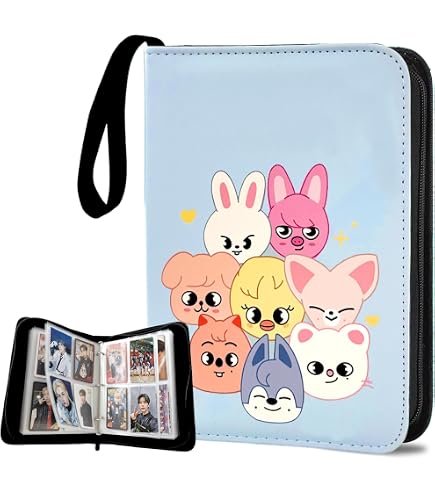 SKZ Merch, 60 photos d'identité, 32 autocollants, album SKZoo, porte-livres, porte-clés STAY (Bbokari