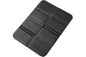 Vorcool XPE Seat Mat Seat Cushion Mat Foldable Waterproof for Outdoor Camping Park Picnic in Black colour