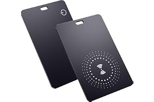 UCard plånbok spårningskort, smart bluetooth objekt sökare objekt kompatibel med hitta min (endast iOS), trådlös laddningsbar, IP67 vattentät, lokalisering för plånbok, bagage, resväska, väskor, pass