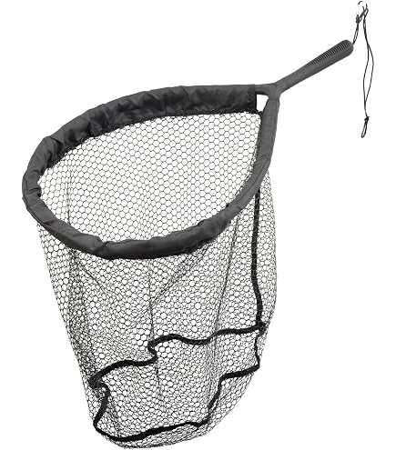 Fliegenkescher Watkescher Von Balzer – 61 Cm Lang, Netzöffnung 37 Cm, Aluminium-Stange, Für Fliegenfischer