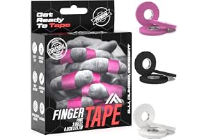 IRON FIGHTER 3 x rosa fingerspårning 0,8 cm x 13,7 m (totalt 41 m) - Fingerbandage, fingerband, sporttejp, fingerskydd, crossfit, klättring, volleyboll, MMA, Grappling, Judo