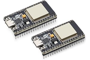 APKLVSR ESP Scheda di Sviluppo,2,4 GHz ESP USB C Dual-Core WiFi + Bluetooth Scheda di Sviluppo con CP2102 Chip per Arduino IDE(2PCS)
