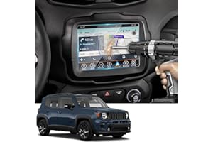 YEE PIN 8.4' Protector de Pantalla de navegación para Jeep Renegade 2018-2022 2023 / Renegade 4xe 2022 2023, sin Burbujas de Aire, Transparencia de Alta definición Resistencia al Rayado Cristal 9H