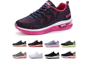 HUYSFIKA Men Women Running Shoes Air Cushion Trainers Breathable Lightweight Ladies Trainers 3.5-10 UK