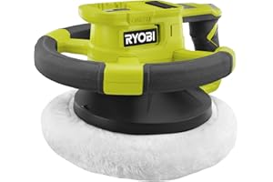 RYOBI Polisseuse Sans Fil 18V ONE+ RBP18250-0 – Plateau 250 mm, Vitesse Variable, Poignée Ergo – Idéale Voiture, Moto, Bateaux, Carrosserie – Batterie Non Incluse
