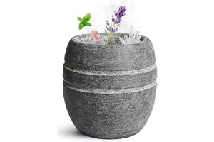 Sauna förångarskål av granit, 6,5 x 6,5 cm, bastutillbehör för mentolkristaller och bastuoljor, värmebeständig bastu, aromskål för avkopplande doftstunder, bastutillbehör för hem och gåva