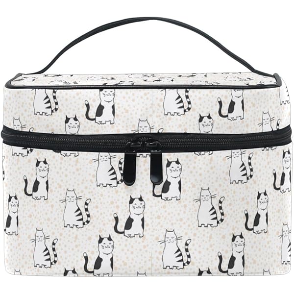 Trousse De Toilette De Voyage Pour Femme Et Homme - Chat Amusant - Trousse De Toilette à Suspendre - Organisateur De Maquillage, Couleur, 4.7 L, Organisateur De Sac