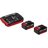 Original Einhell Starter Kit 2x 4,0 Ah Akkus und Twincharger Power X-Change (Li-Ion, 18 V, 75 min Ladezeit, passend für alle 