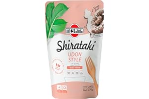 Miyata Shirataki Udon Style, Nudeln aus Konjakmehl, 6er Pack (6 x 270g)