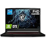 MSI Gaming GF63 Thin, Intel 11th Gen. i5-11400H, 40CM FHD 144Hz Gaming Laptop (8GB/512GB NVMe SSD/Windows 11 Home/Nvidia GTX1