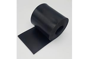 DEVELORY Mata gumowa 1 mm – długość + szerokość – do wyboru: 80 cm x 180 cm x 1 mm – szerokość (0,1 m – 1,4 m) – długość (0,1 m – 10 m) – mata ochronna gumowa podkładka