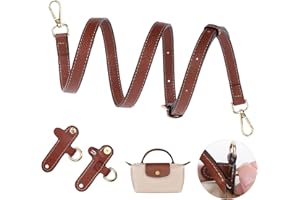 GADITIEK Correa para Longchamp Mini, Strap for Longchamp Bolso Mujer, para Longchamp Le Pliage, Cadena para Bolso, Cadenas para Bolsos (Anchura de la Bandolera 1,4 cm)