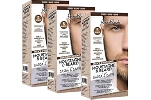 RENÉE BLANCHE Renee Blanche Colorazione Per Barba E Baffi Tintura Colore Biondo Senza Ammoniaca 2X20 Ml (3, Unità)