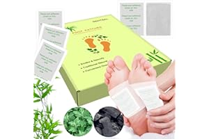 DDHTSAL Entgiftungspflaster FüßE Detox FußPflaster Entgiftung - 112 Stück (56 Paar) Deep Cleansing Foot Pads Pflaster tiefes Reinigen zur Stressentlastung, Schlafhilfe, Verbesserung der Blutzirkulation