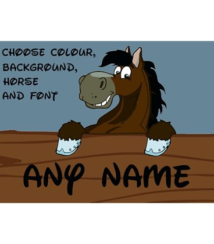 Horse Barn - Personalized Horse Rectangle Metal Sign designed by Curse
