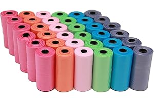 BPS BUENA PET SHOP BPS (R) Bolsas de Caca Bolsa Excremento 36 Rollos, Total 540 Bolsas, Poop Bag para Perro, Mascotas, Animales Domésticos (36 Rollos) BPS-2329-2